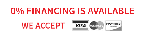 We Accept Credit Cards